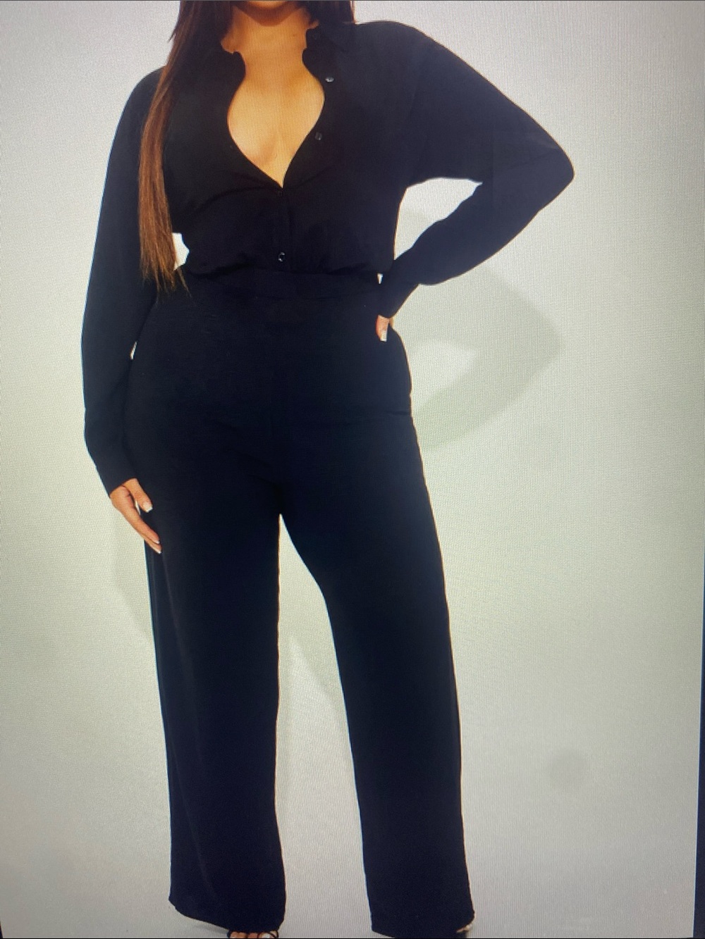 NWT Fashion Nova Makenzie Black Jumpsuit